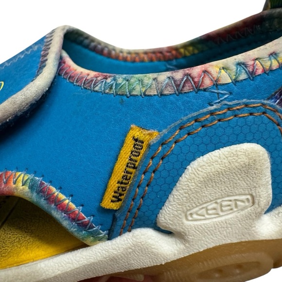 Keen Blue Knotch River Sandals Waterproof Colorful Toddler Girls Boy 7 Washable - Picture 8 of 9